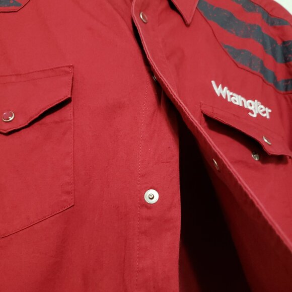 Wrangler Snap Button Down Long Sleeve - Picture 8 of 16